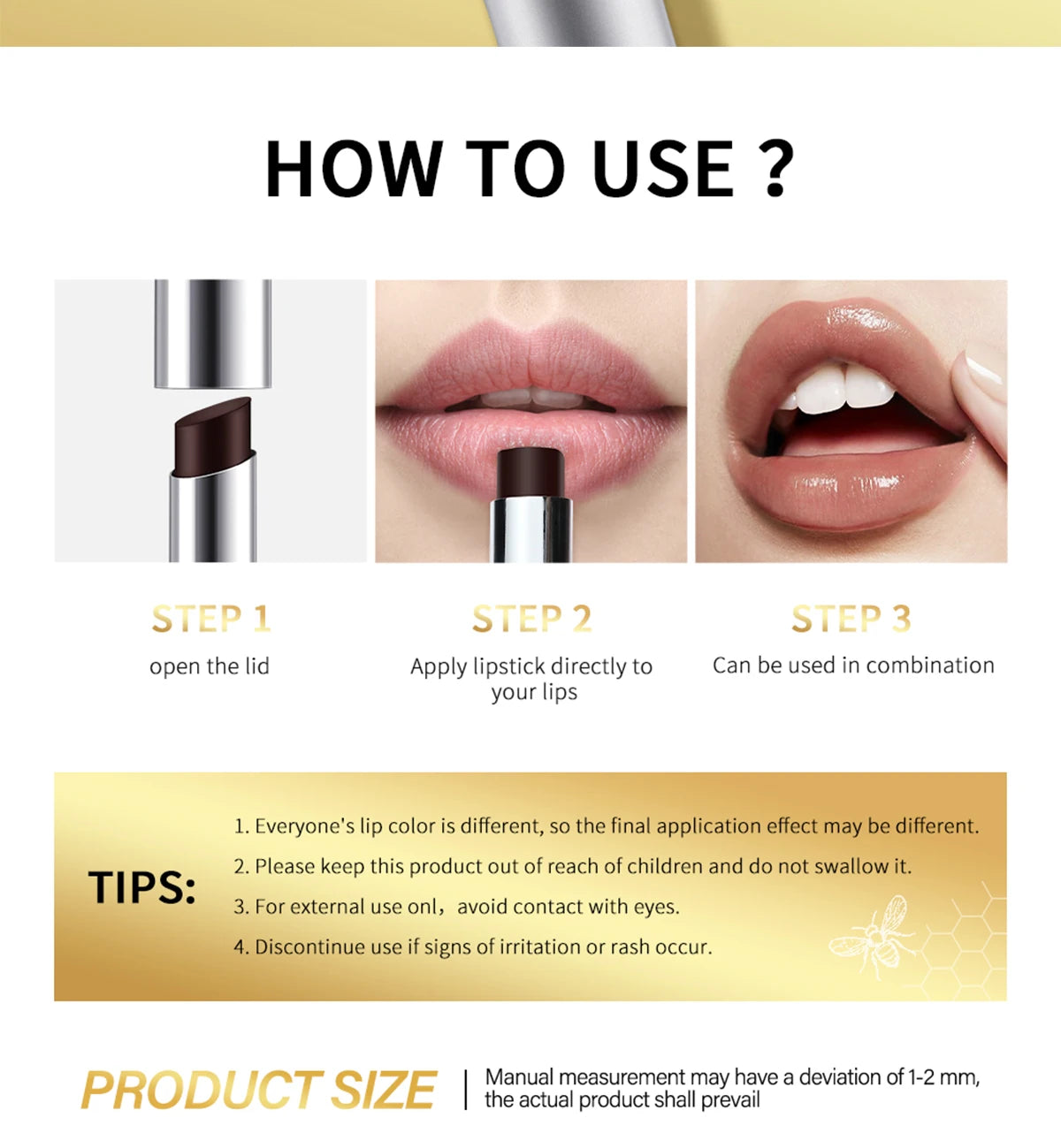 Black Honey Colorless Lip Balm